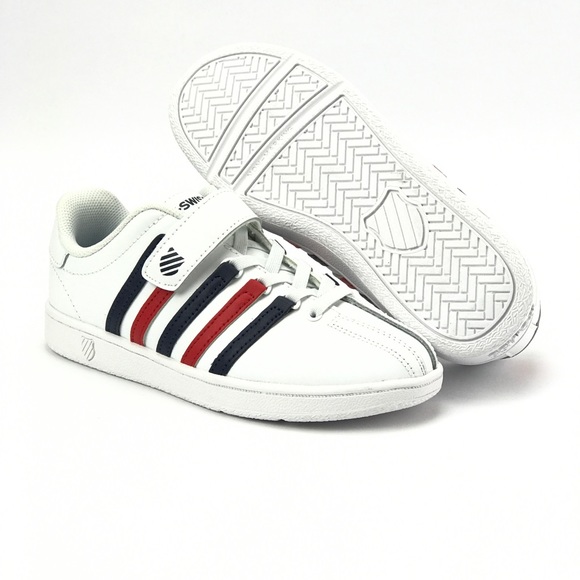K Swiss Youth Varsity Classic Red White Blue Shoes - Picture 8 of 8